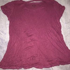 Big Kids purple shirt